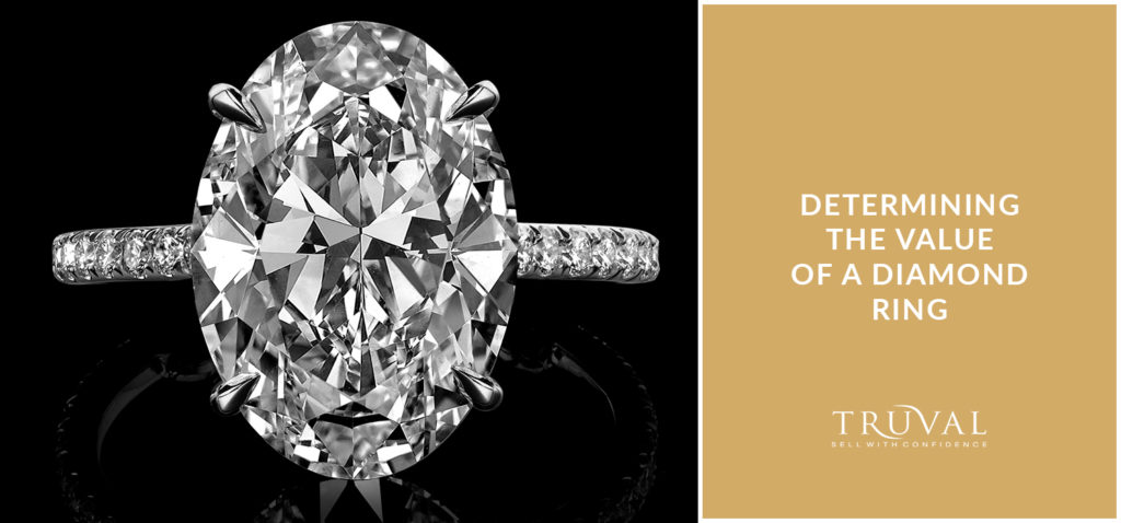 Determinazione del valore di un anello di diamanti