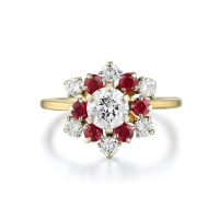 Diamond And Ruby Ring