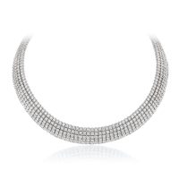 Five-Row Diamond Necklace